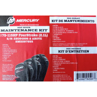 Servicesett motor Mercury 75 CV EFI 2.1L 4-takts Injeksjon 300h-2