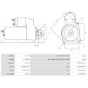 Starter Volvo Penta MD11-1